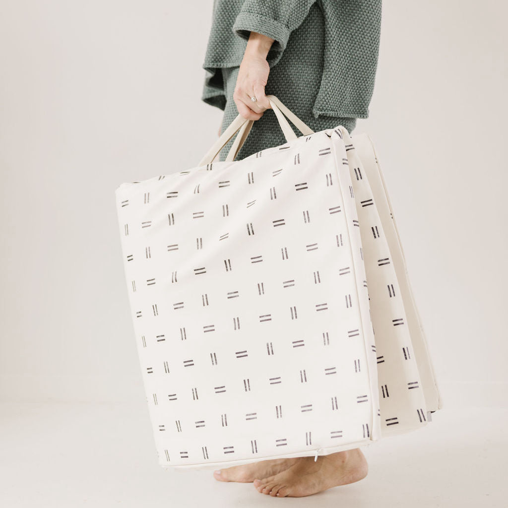 Toki Kids Mudcloth Vegan Leather Mat- Bambi Baby