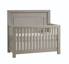 Dove Ash Wood Natart Toscano 5-in-1 Convertible Crib - Side Angle | Bambi Baby