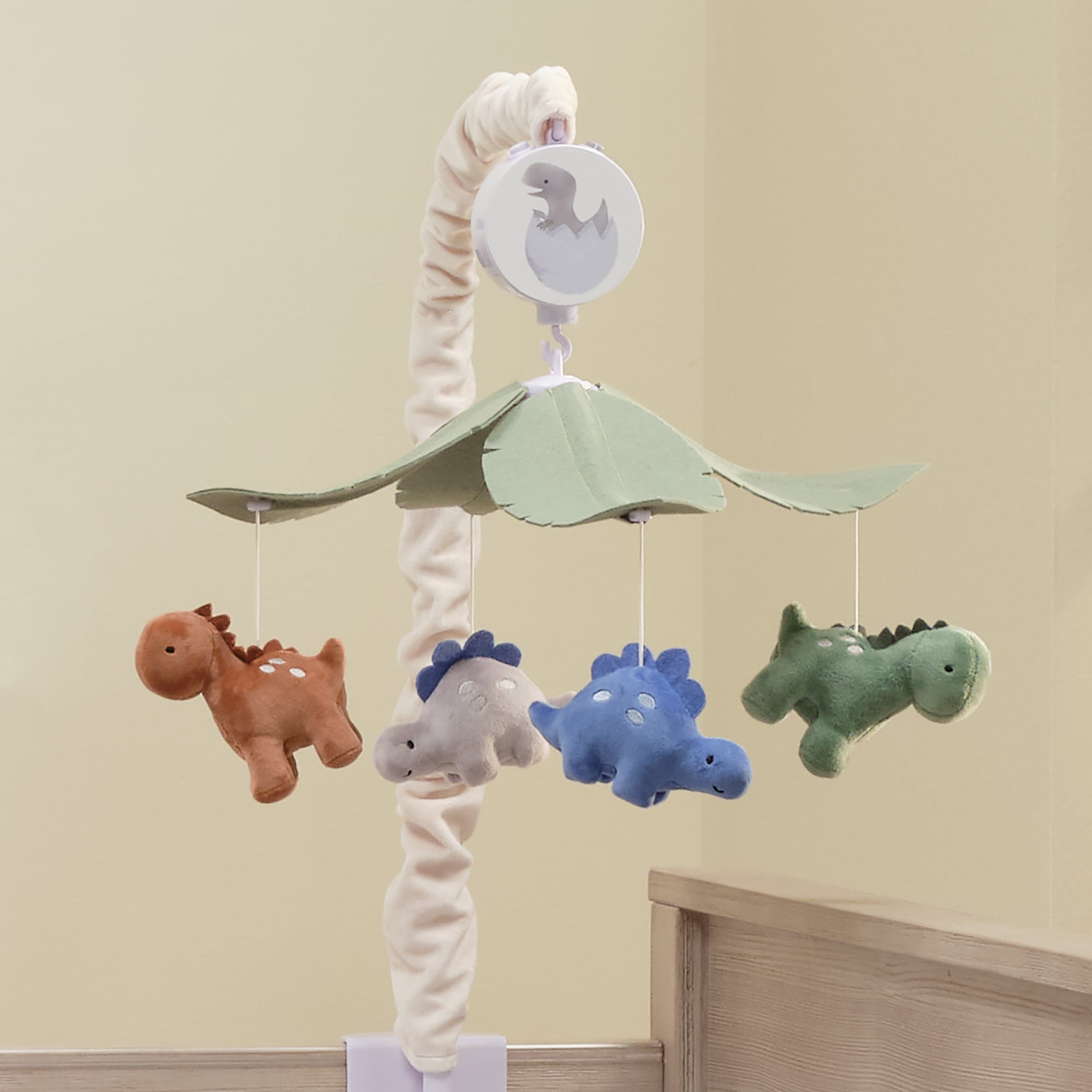 Lambs & Ivy Dino-Might Musical Baby Crib Mobile Toy- Bambi Baby