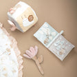 Crane Baby Violet Floral Plush Baby Rattle Toy - Bambi Baby