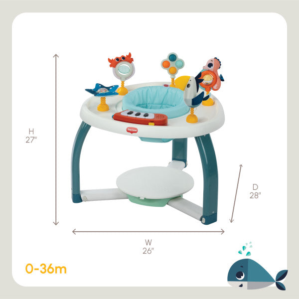 Tiny Love Tiny Mariners 5-in-1 Here I Grow Stationary Activity Center- Bambi Baby
