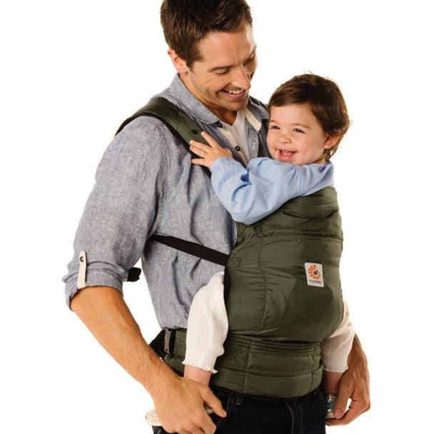 Ergobaby Travel Collection Baby Carrier - Stowaway Olive- Bambi Baby