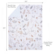 Lambs & Ivy Treetop Fox Woodland/Forest Minky/Faux Shearling Fleece Baby Blanket - Bambi Baby