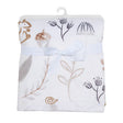 Lambs & Ivy Treetop Fox Woodland/Forest Minky/Faux Shearling Fleece Baby Blanket - Bambi Baby