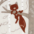 Lambs & Ivy Treetop Fox Woodland Tree Nursery 3-Piece Baby Crib Bedding Set - Bambi Baby