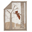 Lambs & Ivy Treetop Fox Woodland Tree Nursery 3-Piece Baby Crib Bedding Set - Bambi Baby