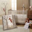 Lambs & Ivy Treetop Fox Woodland Breathable Cotton Fitted Crib/Toddler Sheet - Bambi Baby
