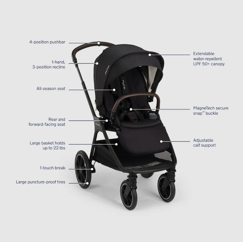 Nuna Pipa urbn + TRIV LX Travel System- Bambi Baby