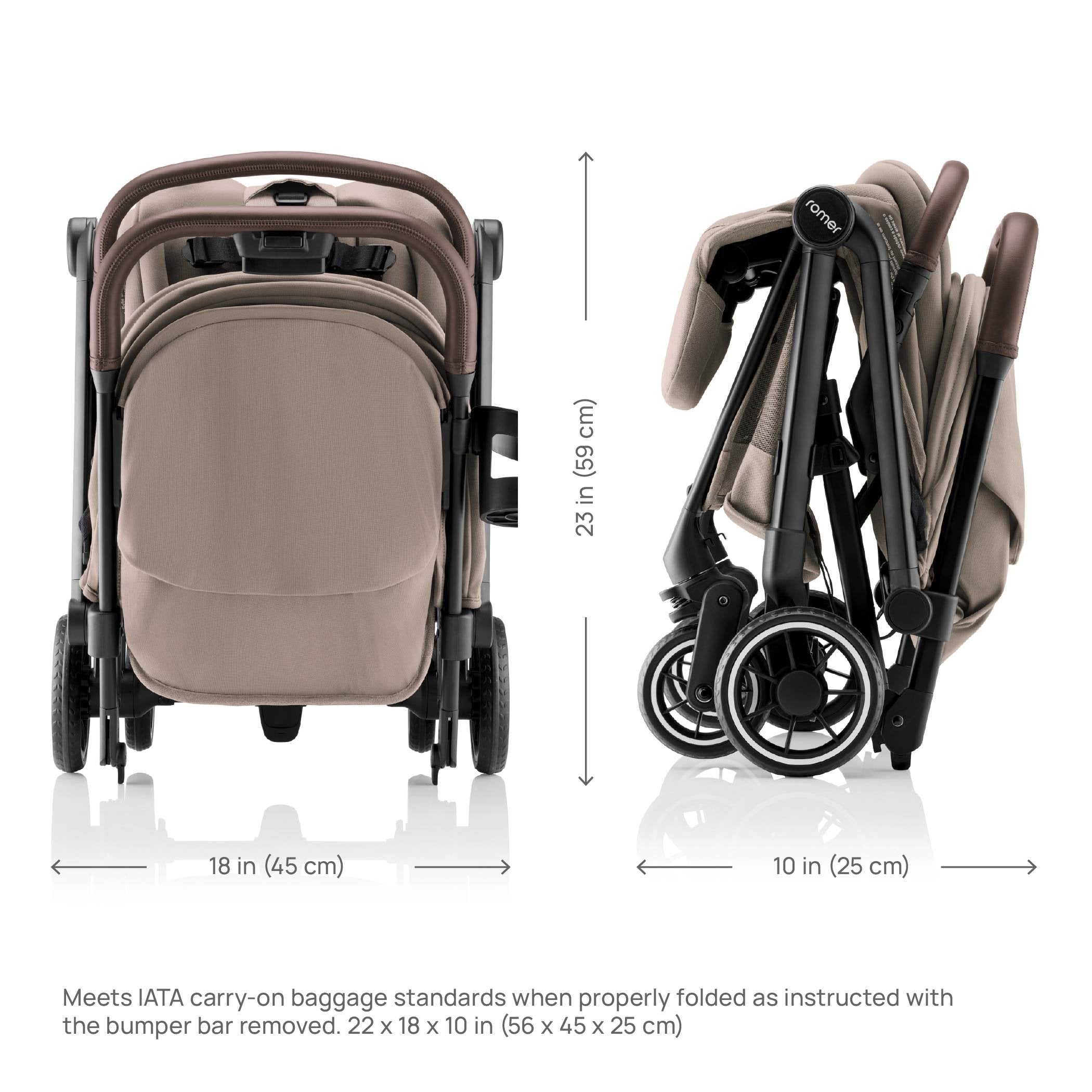 Romer Lani Lightweight and Ultra-Compact Travel Stroller- Bambi Baby
