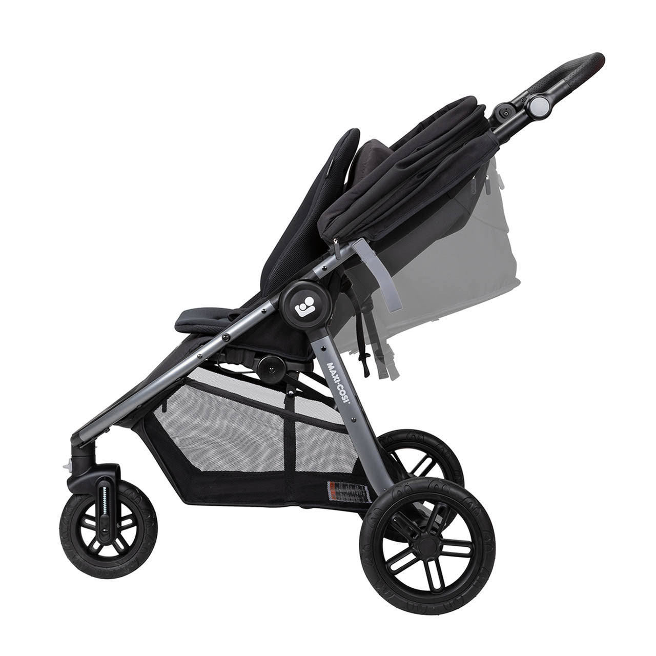 Maxi Cosi Gia XP 3-Wheel Stroller in Midnight Black- Bambi Baby