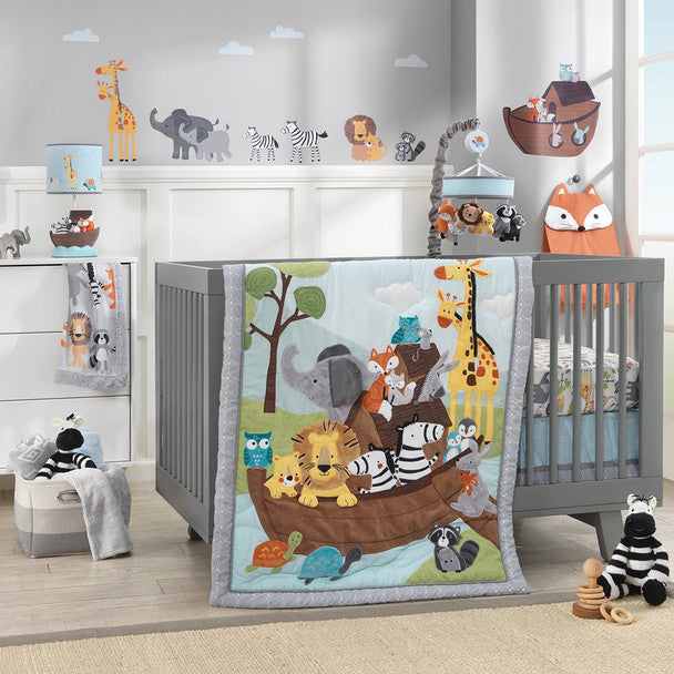 Lambs & Ivy Two of a Kind 4-Piece Bedding Set- Bambi Baby
