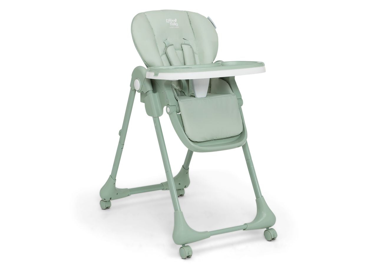 Little Folks by Delta Children 2-in-1 SlimFold High Chair- Bambi Baby