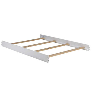 White Wood Pali Universal Full-Size Bed Rails - Angled View | Bambi Baby