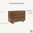 Maxi Cosi Embraced Forms 6-Drawer Dresser - Bambi Baby