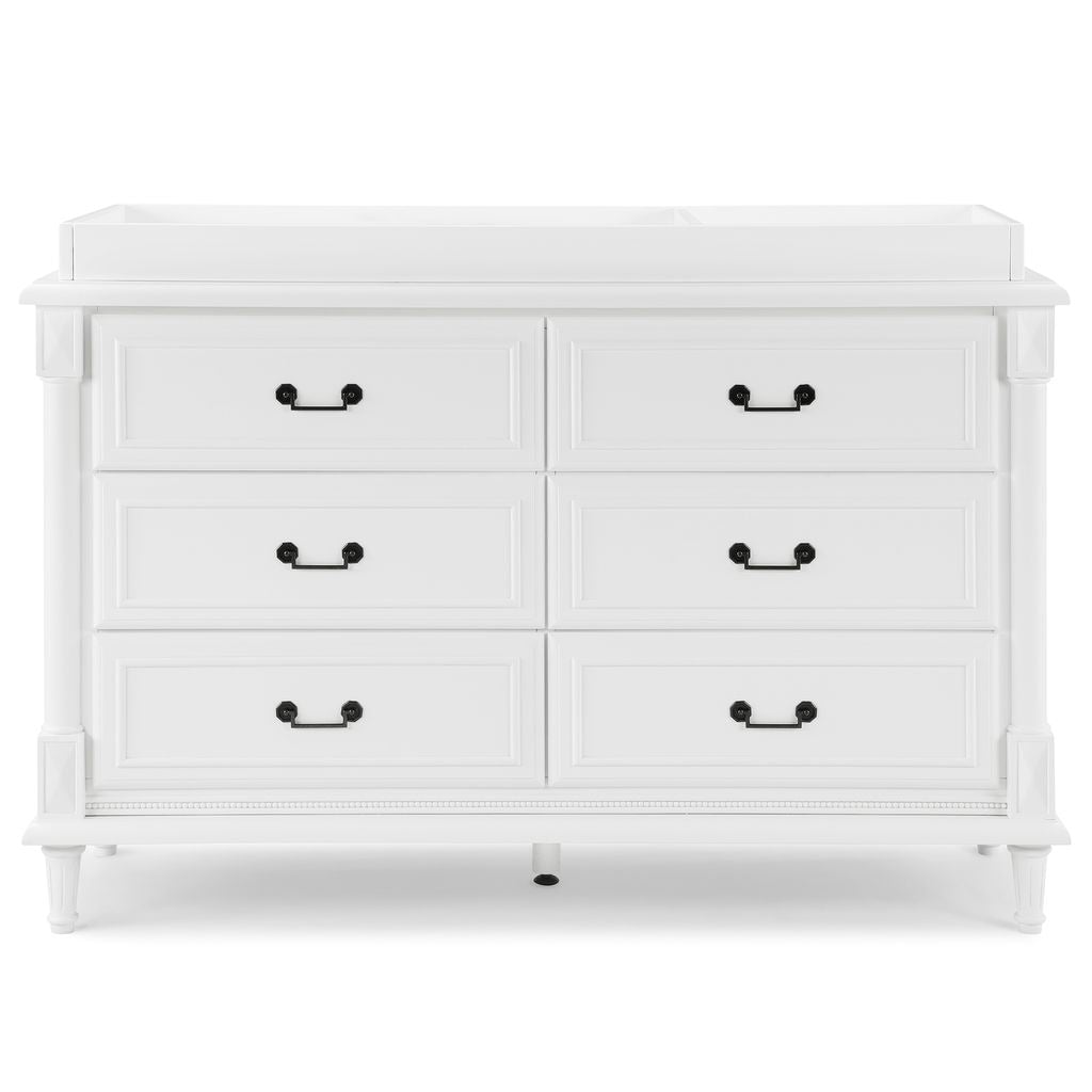 Simmons Kids Juliette 6 Drawer Dresser with Changing Toppper- Bambi Baby