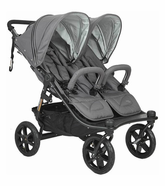Valco Tri Mode Duo X Double Stroller in Dove Grey- Bambi Baby