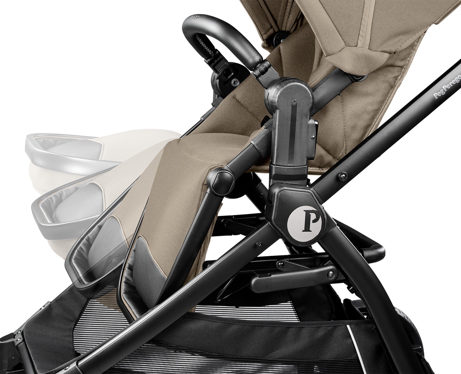 peg perego convertible stroller PEG Perego YPSI Stroller Vanilla Blend