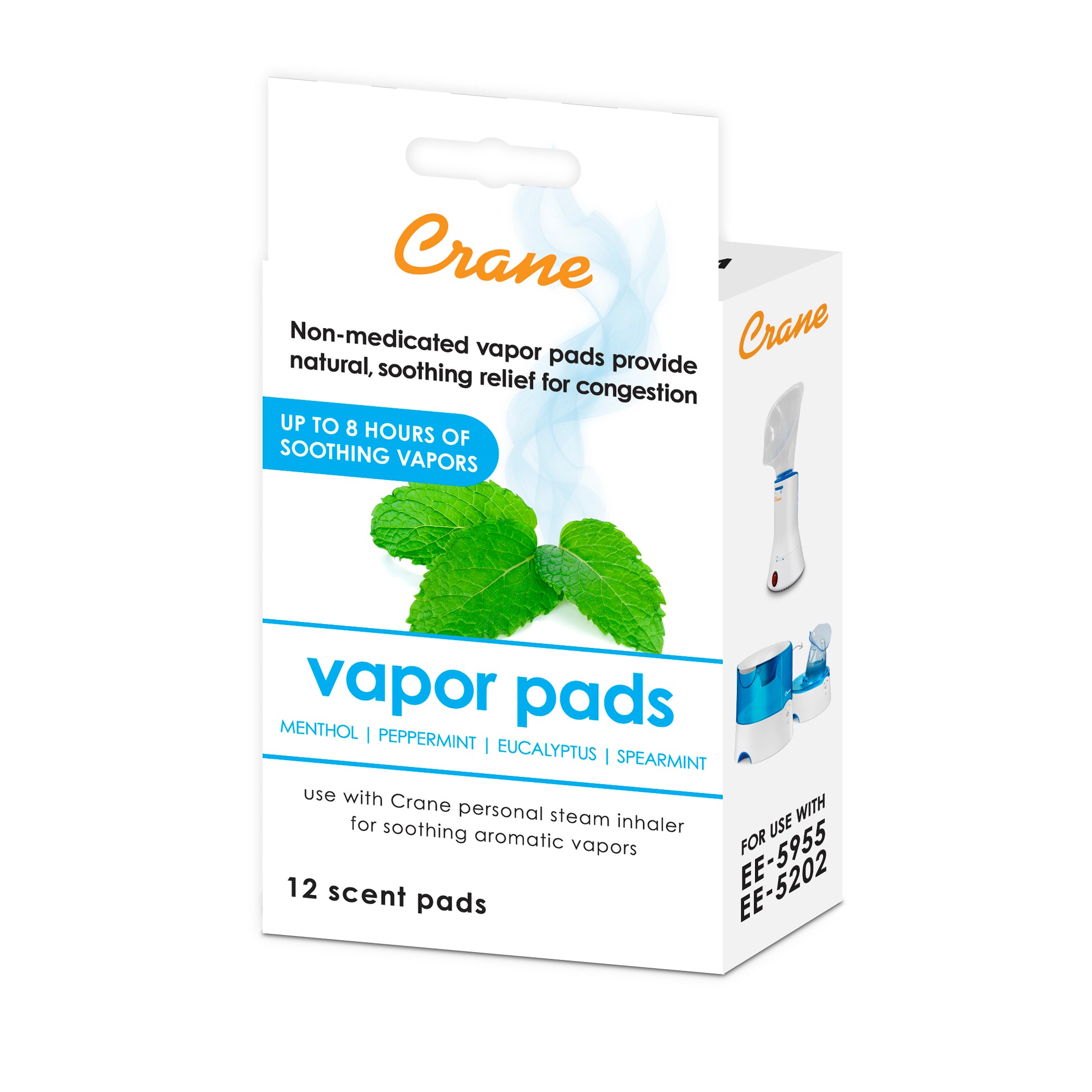 Crane Universal Vapor Pads – Menthol Eucalyptus- Bambi Baby