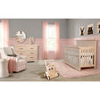 Pali Varese Convertible Crib - Straight leg With Wood Panel Vertical Lines - Bambi Baby