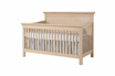 Pali Varese Convertible Crib - Straight leg With Wood Panel Vertical Lines