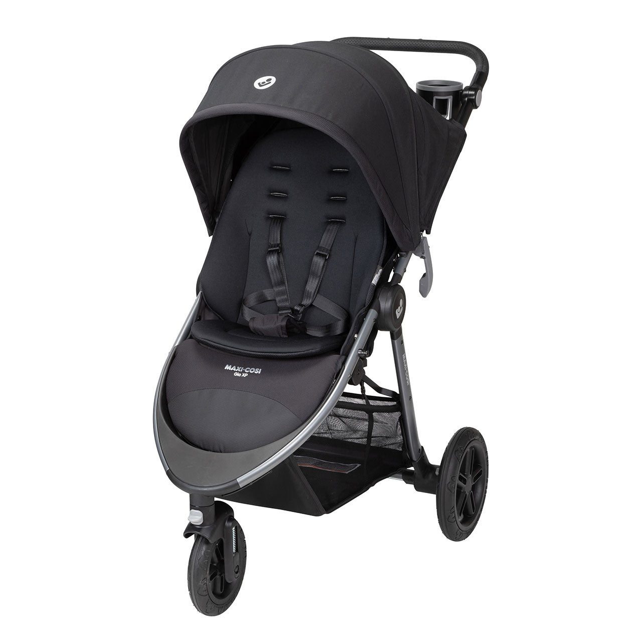 Maxi Cosi Gia XP 3-Wheel Stroller in Midnight Black- Bambi Baby