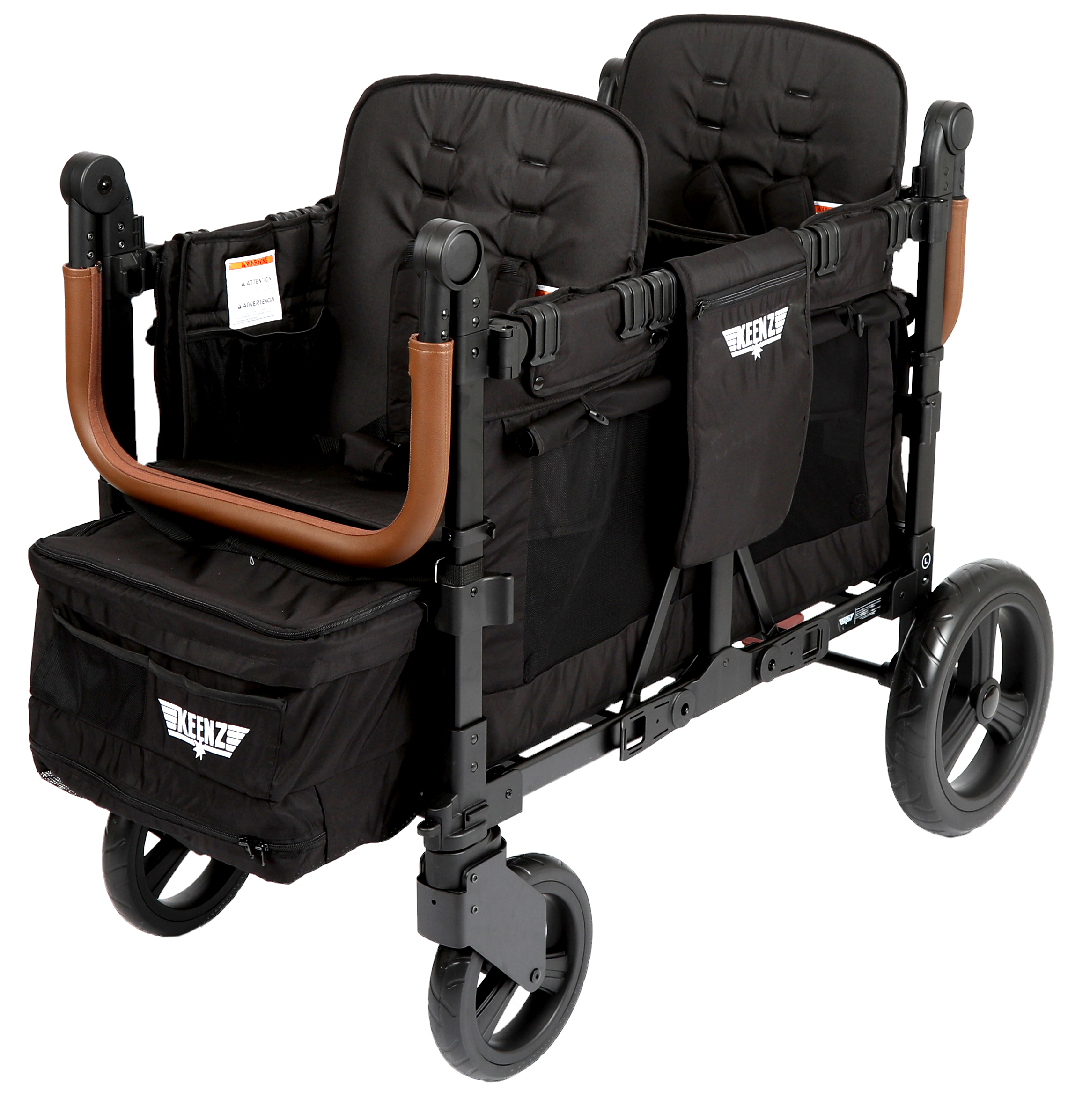 Keenz Vyo͞o The Seating Chameleon Stroller Wagon 2-Passengers- Bambi Baby