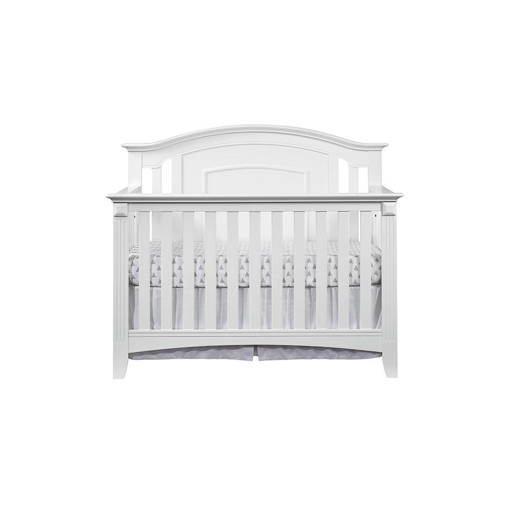 Oxford Willowbrook 4 In 1 Convertible Crib White- Bambi Baby