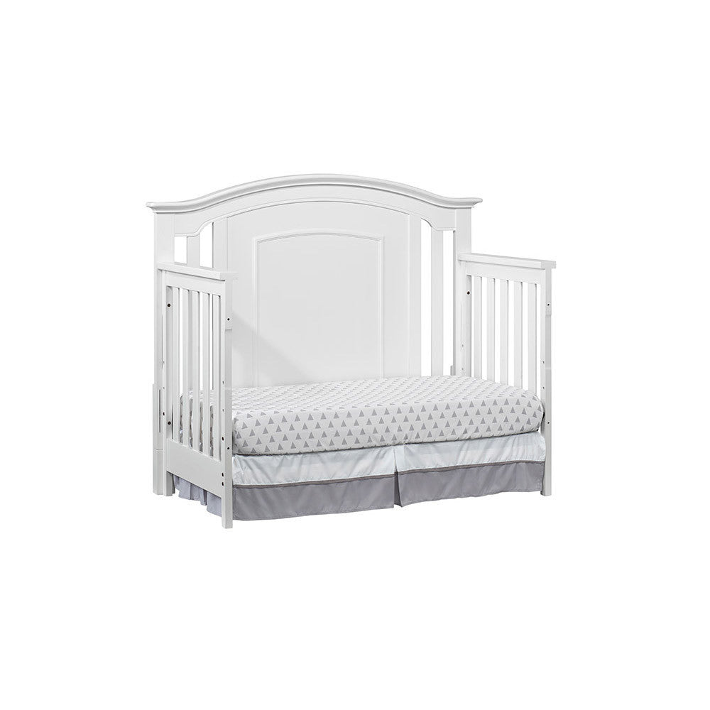 Oxford Willowbrook 4 In 1 Convertible Crib White- Bambi Baby
