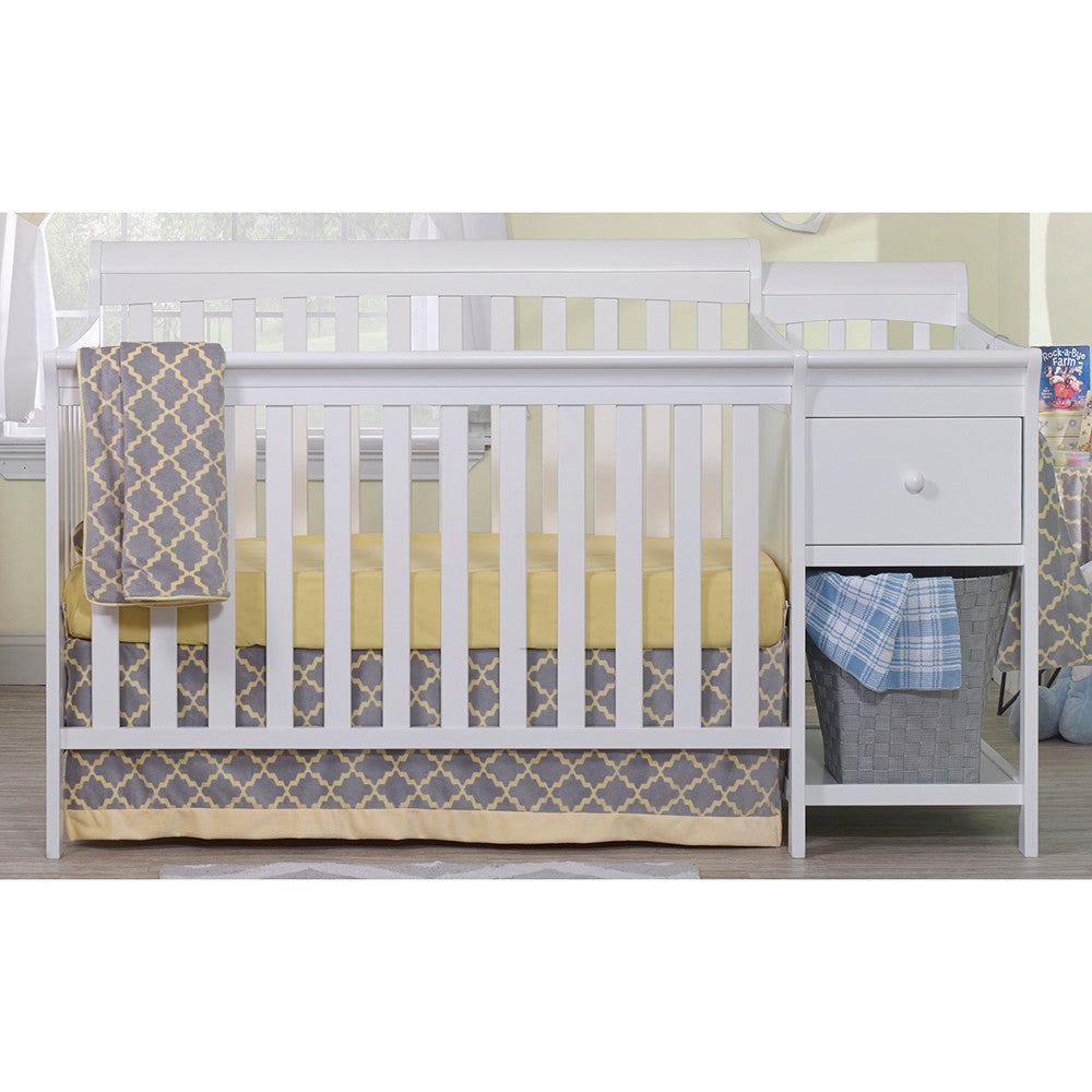 Sorelle Florence Crib & Changer in White- Bambi Baby