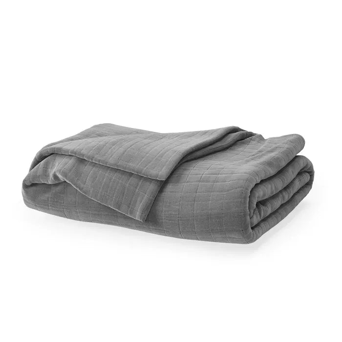 Naturepedic Breathable Organic Cotton Muslin Kids Blanket- Bambi Baby