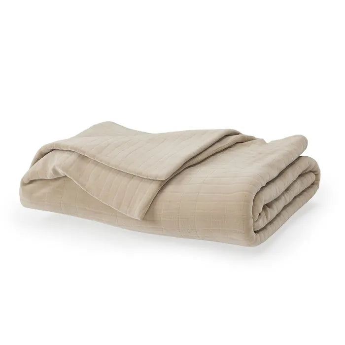 Naturepedic Breathable Organic Cotton Muslin Kids Blanket- Bambi Baby