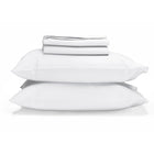 Arctic Snow Organic Cotton Percale Sheet Set with Pillowcases - Stacked View | Bambi Baby