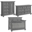 Oxford Baby Weston 3 Piece Nursery Set in Dusk Gray - Bambi Baby