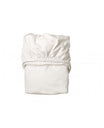 Lençol de berço Tulip Linea em branco (conjunto de 2)