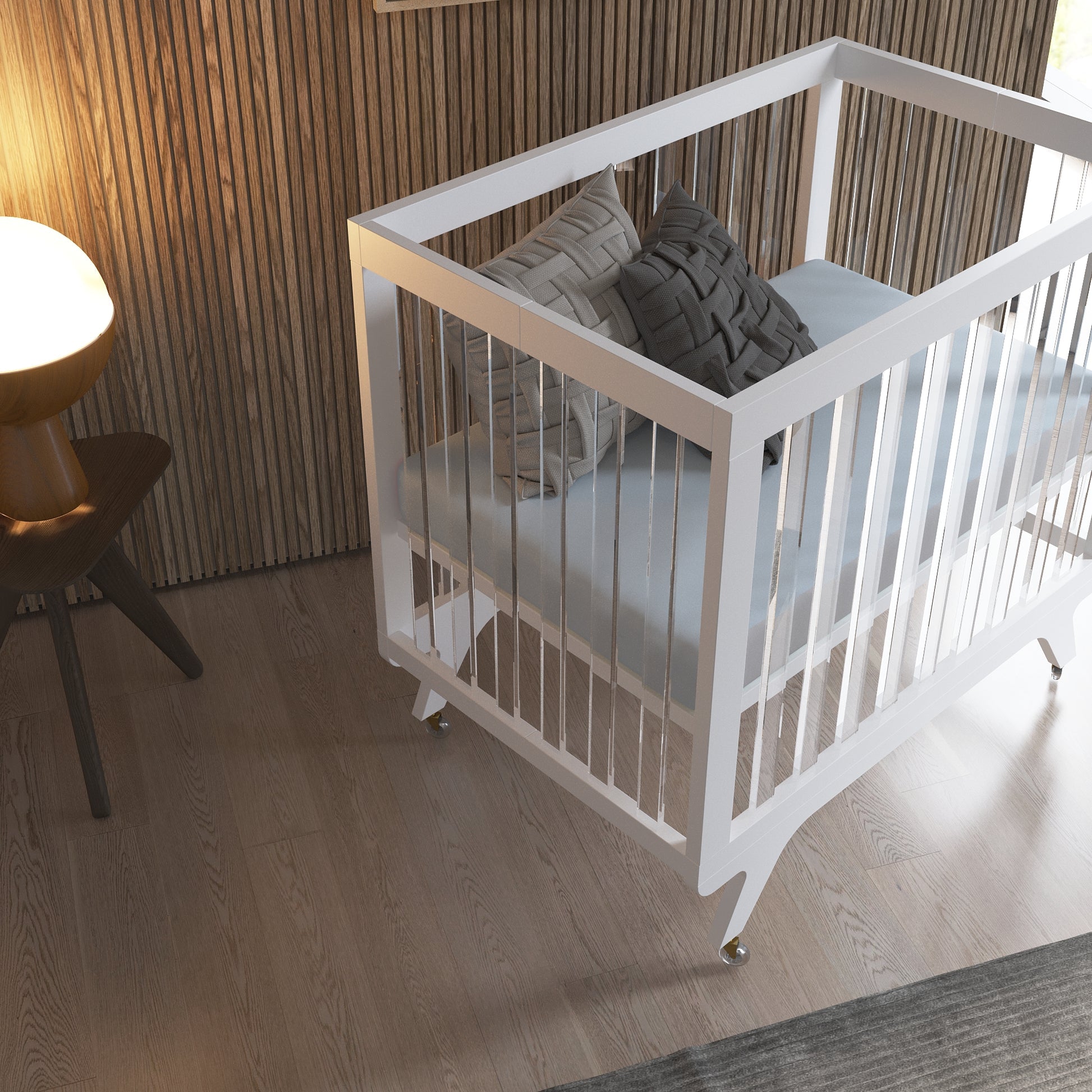 Melo Caress Mini V-leg Foldable Crib- Bambi Baby