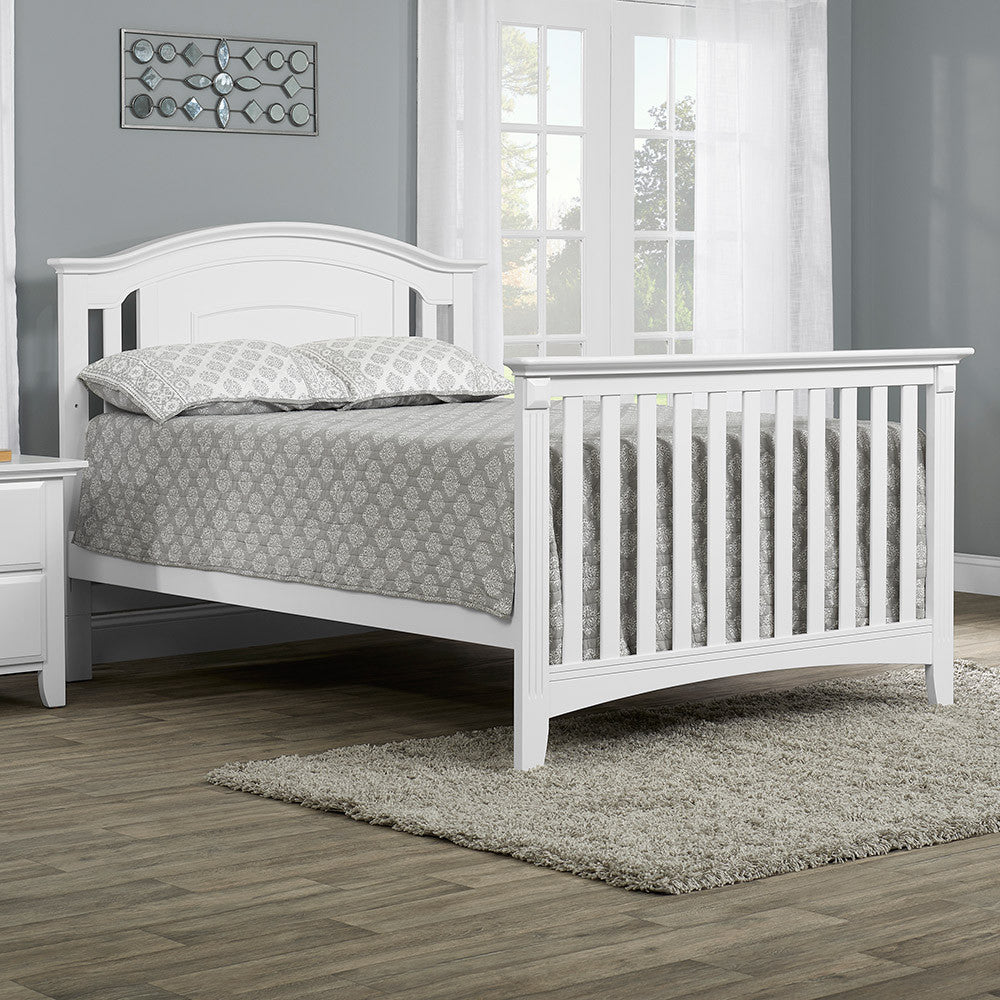 Oxford Willowbrook 4 In 1 Convertible Crib White- Bambi Baby