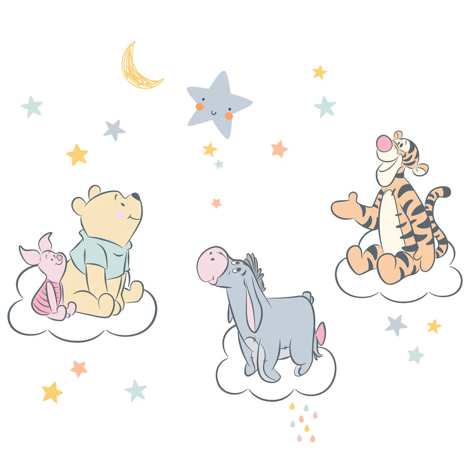 Bedtime Originals Disney Baby Winnie the Pooh Hugs Piglet/Eeyore/Tigger Wall Decals- Bambi Baby