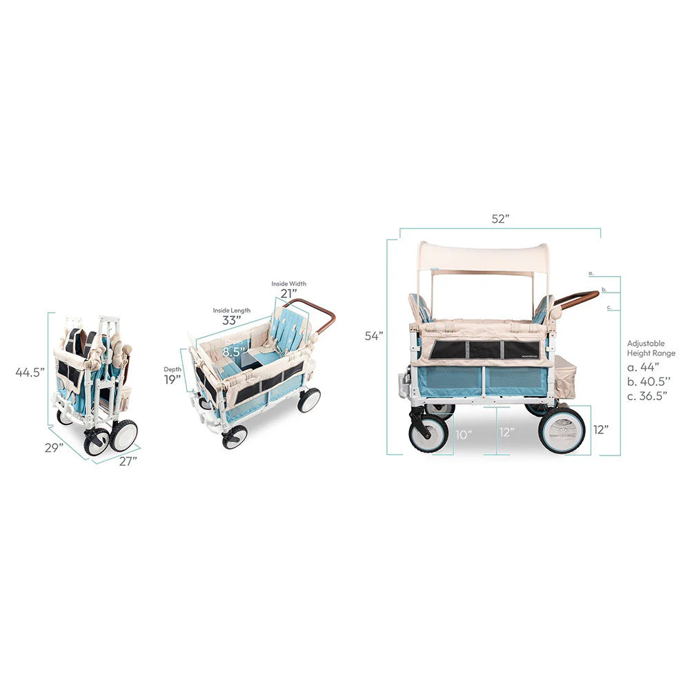 lowe's volkswagen stroller wagon WonderFold VW Edition Quad Stroller – Bambi Baby