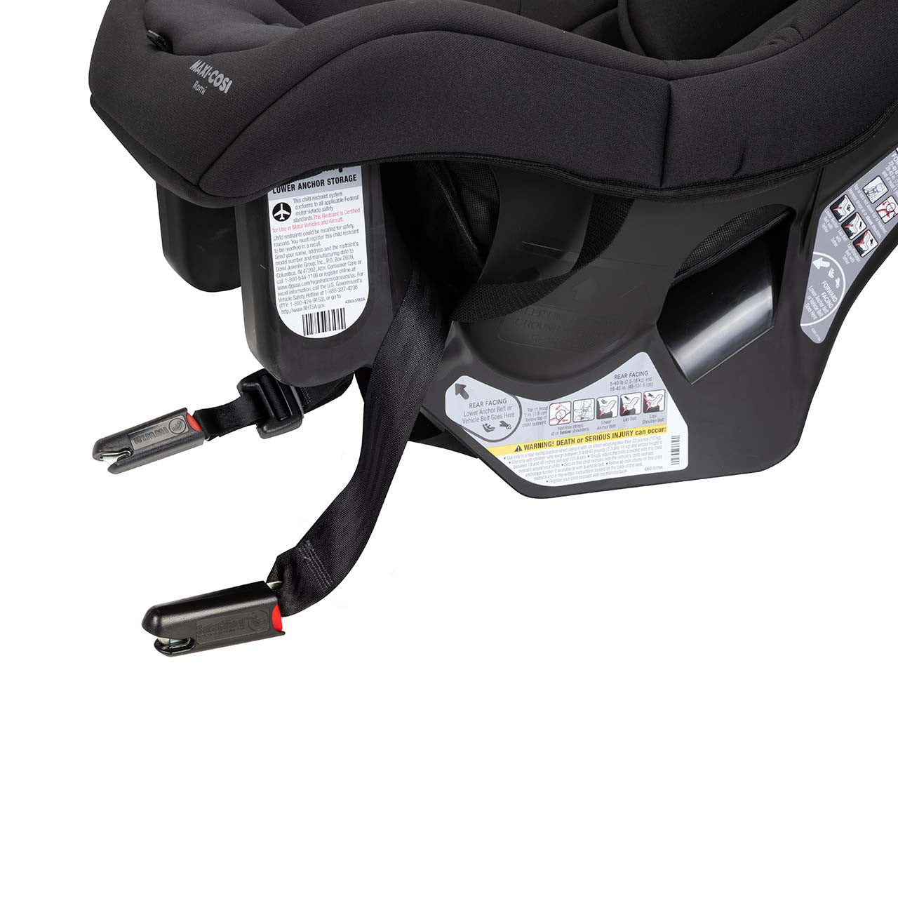 Maxi Cosi Romi Convertible Car Seat in Essential Black- Bambi Baby