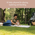 Tiny Love Black & White XL Outdoor Picnic Mat - Bambi Baby