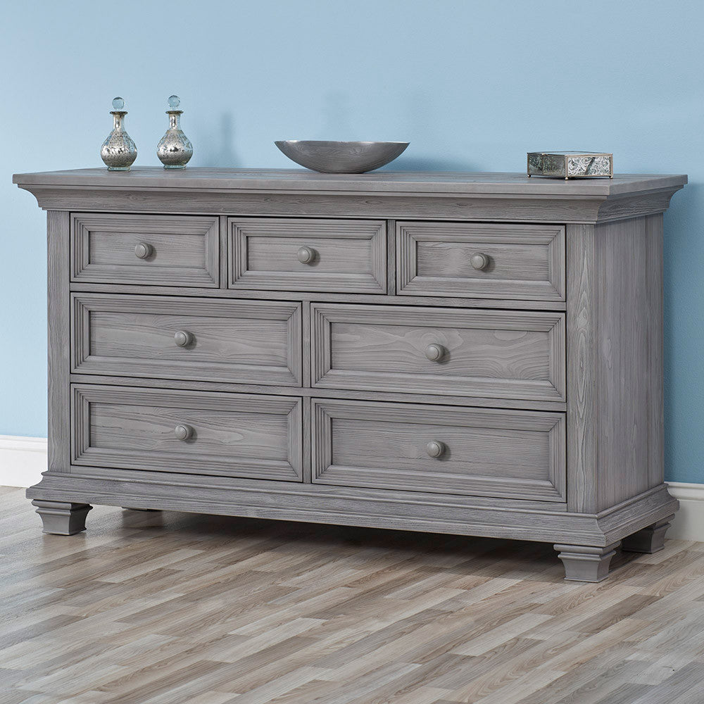 Oxford Westport Collection 7 Drawer Dresser in Dusk Gray- Bambi Baby
