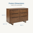 Maxi Cosi Embraced Forms 6-Drawer Dresser - Bambi Baby