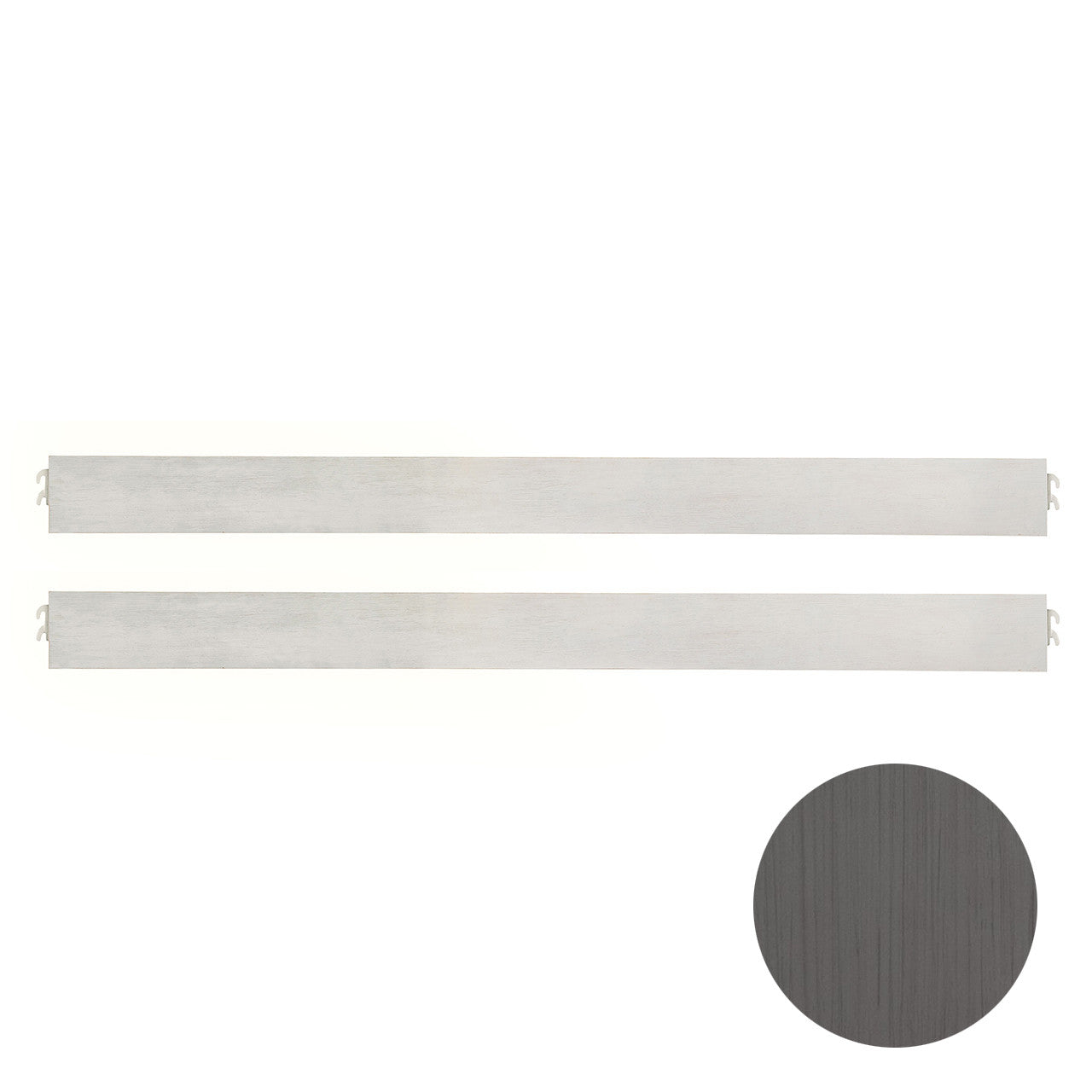 Bella Vita Sarno Bed Rail in Fossil Grey- Bambi Baby