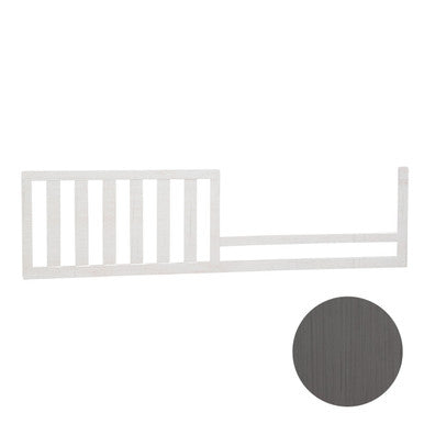 Bella Vita Sarno Convertible Crib Bed Rail in Fossil Grey- Bambi Baby