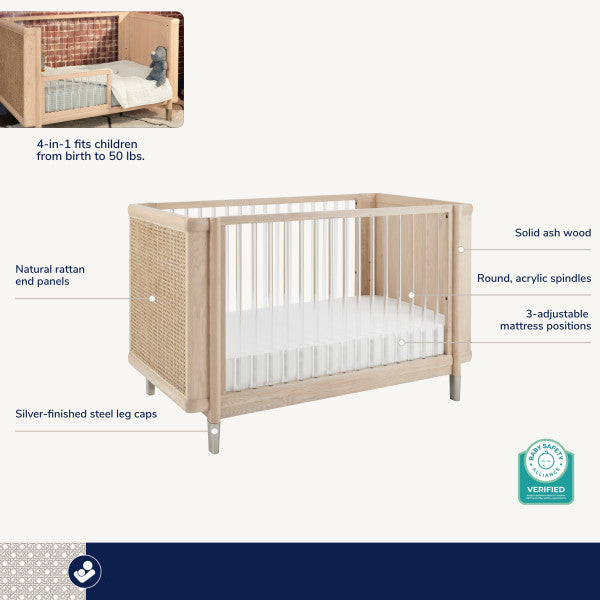 Maxi Cosi Kindred Brisa Island Crib - Onyx Heritage- Bambi Baby
