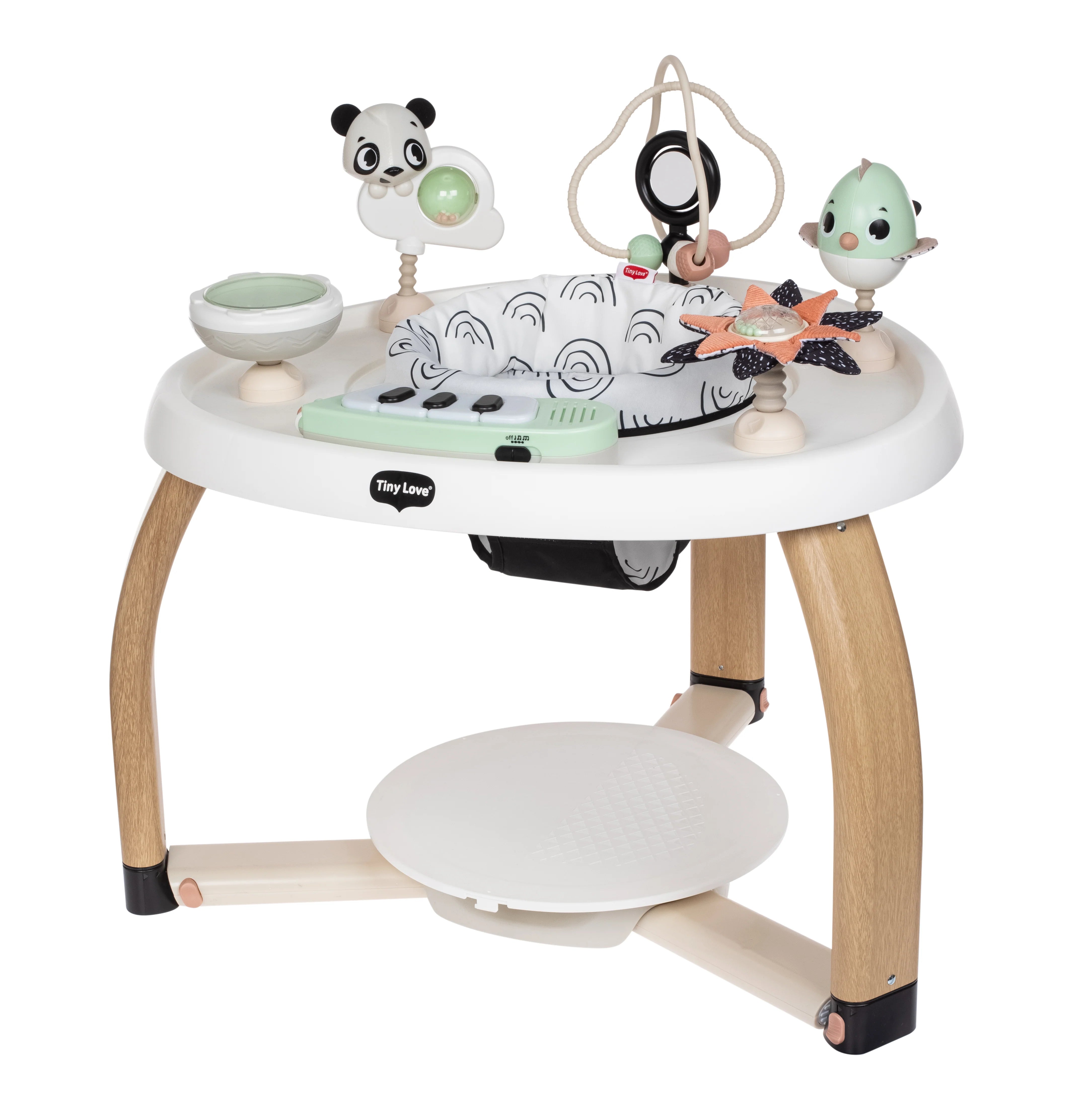 Centro de actividades estacionario Tiny Love Black &amp; Whites - Blanco y negro- Bambi Baby