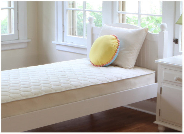 Naturepedic Full Organic Cotton Quilted Deluxe - 2 Sided- Bambi Baby