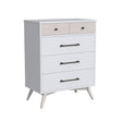 Stella Baby and Child Rowan 4 Drawer Chest in Ash Linen - Bambi Baby