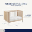 Maxi Cosi Brisa 4-in-1 Convertible Crib with Toddler Bed/Daybed Conversion Kit - Bambi Baby