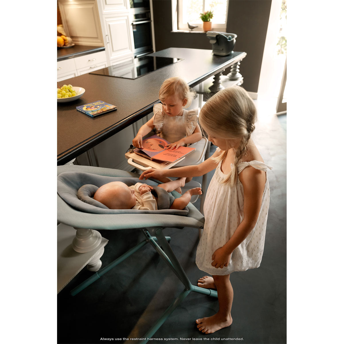 CYBEX LEMO 2 High Chair 4-in-1 Set - Stunning Black- Bambi Baby